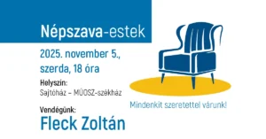Népszava estek - vendégünk Fleck Zoltán
