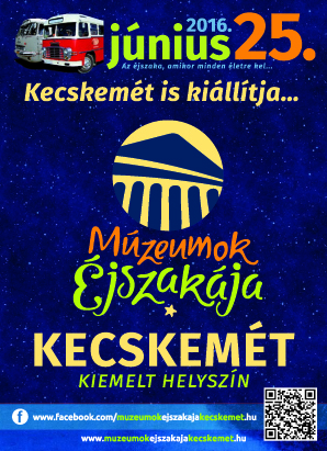 A kecskeméti rendezvénysorozat plakátja
