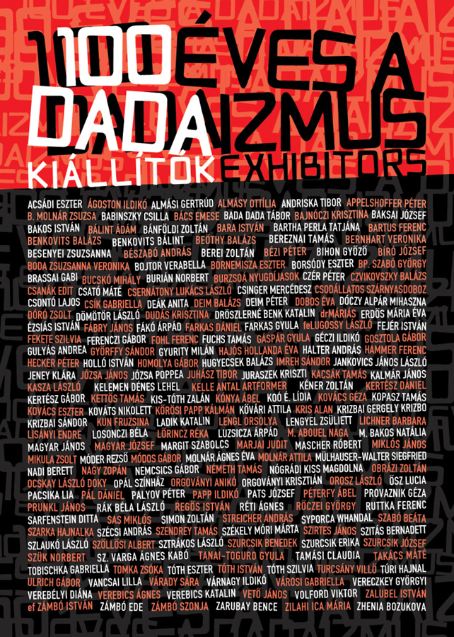 A kiállító művészek névsora