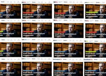 Orbán Viktorral kívántak boldog karácsonyt a megyei lapok