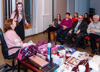 Szakosztályi sminkbemutató a MÚOSZ-ban