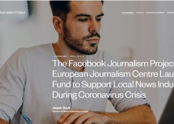 A Facebook 3 millió dollárt fektet az Európai Újságírás COVID-19 Támogatási Alapba