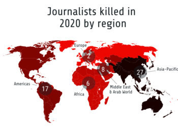 Mind több újságírót gyilkolnak meg nem háborús országokban