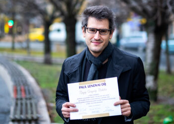 Nagy Gergely Miklós, a 24.hu munkatársa kapta a Lendvai-díjat