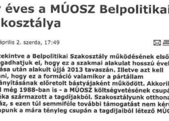 A Belpolitikai Szakosztály éves beszámolója 2014-ből