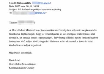 „Tisztelt újságíró! Kérését nem engedélyezem!”