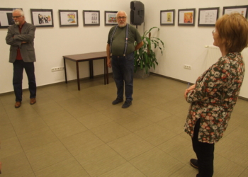 Karikatúra kiállítás a MÚOSZ-ban