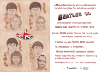 Beatles 60 – kiállítás a MÚOSZ-ban