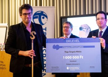 Nagy Gergely Miklós, a 24.hu újságírója nyerte a Transparency-Soma díjat