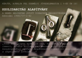 1% – a nehéz helyzetbe jutott kollégáinkért