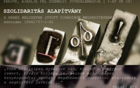 1% – a nehéz helyzetbe jutott kollégáinkért