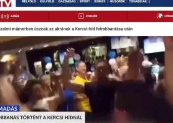 Hamisítás a HírTV-n: 7 éves futballszurkolói felvételekkel illusztrálták a kercsi híd felrobbantásáról szóló tudósítást
