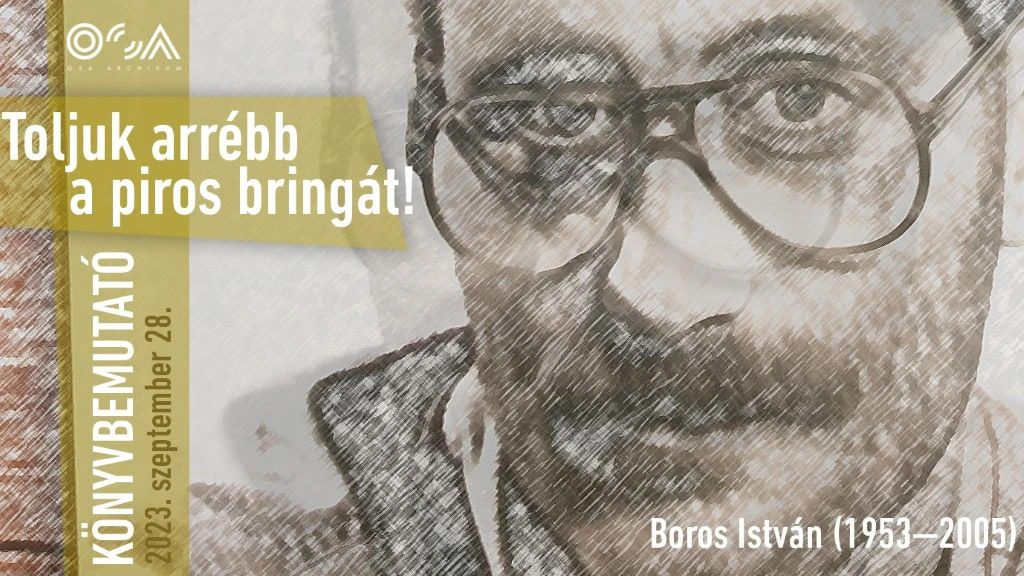 Boros István posztumusz könyve Magyar Újságírók Országos Szövetsége