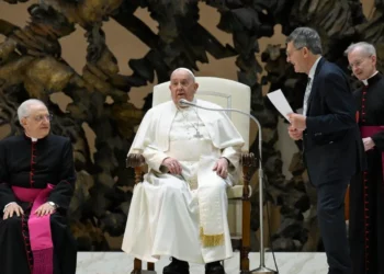 Ferenc pápa médiamunkásokkal találkozott a Vatikánban