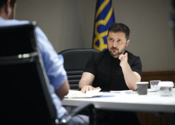 Zelenszkij elnök legelső interjúja a magyar sajtónak