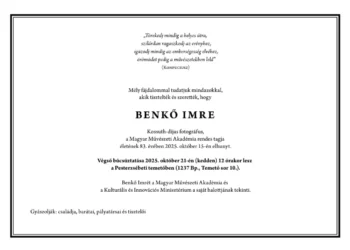 Benkő Imre temetése