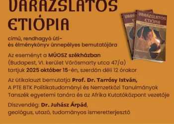 Varázslatos Etiópia – Utazás geográfus szemmel című könyv bemutatója