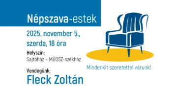 Népszava estek – vendégünk Fleck Zoltán