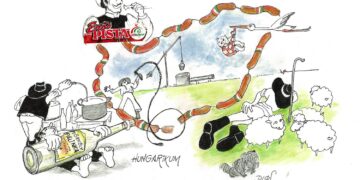 Magyarkodás karikatúrában: 50 rajz a MÚOSZ kiállításán